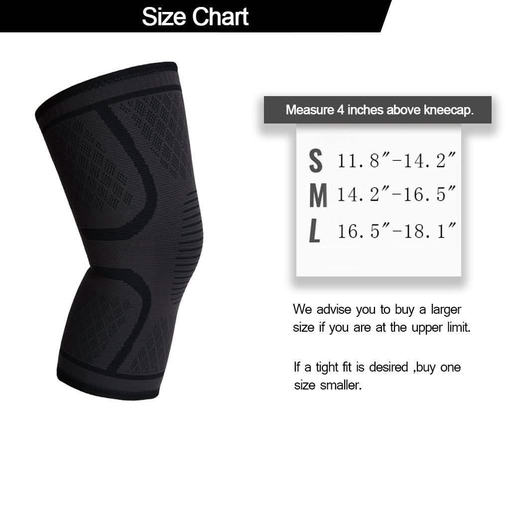 Compression Knee Sleeve - Assorted Colors and Sizes