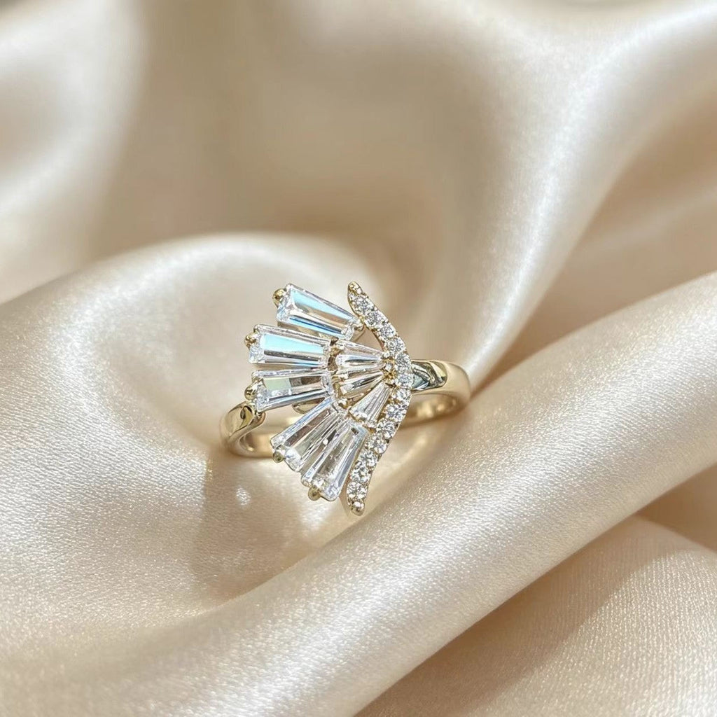 Personalized Zircon Womens Ring