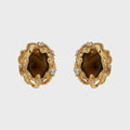2026 New Retro Geometric Irregular Resin Oversized Earrings, Niche Cold Style For Women