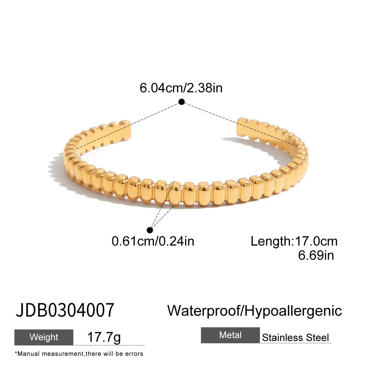 Acrylic Resin Wave Bracelet Collection
