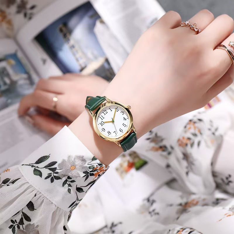 Simple Digital Fashion Alloy Quartz Watch