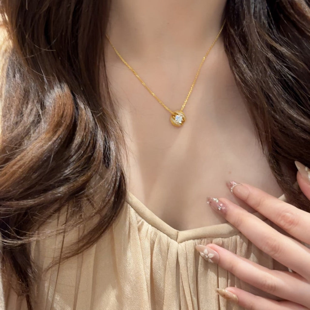 Floating Planet Niche Design Minimalist Versatile Necklace And Bracelet