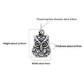 Sterling Silver Jewelry Pendant Cute Owl Pendant