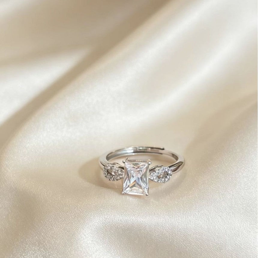 Affordable Luxury Sugar Cube Style Adjustable Ring