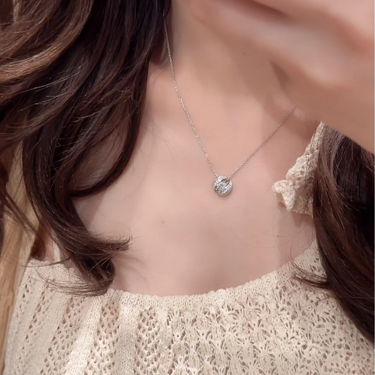 Floating Planet Niche Design Minimalist Versatile Necklace And Bracelet