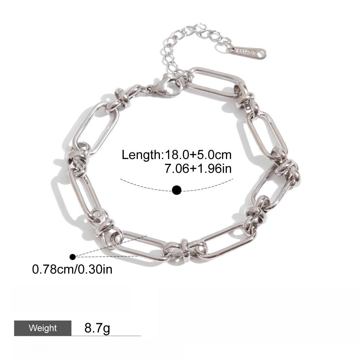 Cuban bracelet light luxury high-end bracelet