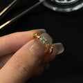 Fashionable Casual Womens Ring Inlaid With Zircon