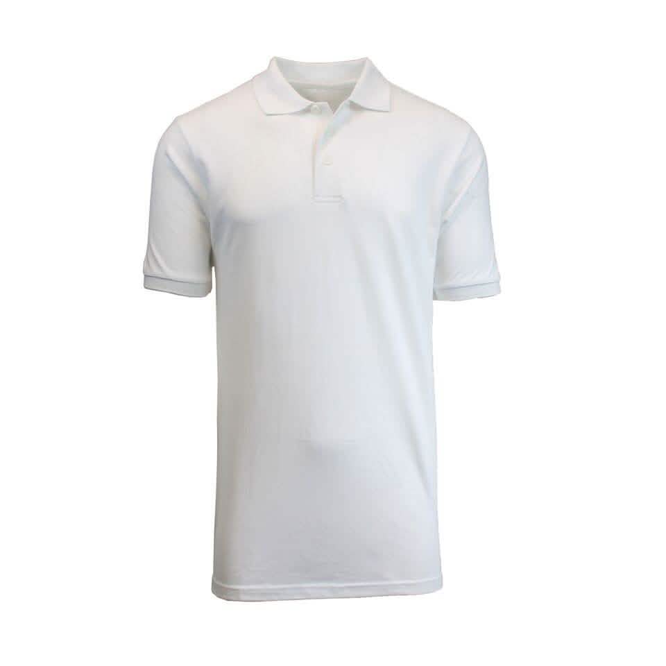Men's Short-Sleeve Pique Polo Shirts - Assorted Colors and Sizes