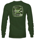 HOOey Zenith (Olive) - Men's Long Sleeve T-Shirt (Closeout)