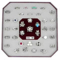 VK-015-SIZE6 - Assorted Brass Ring with Assorted  in Assorted